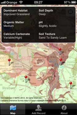 mysoil map app