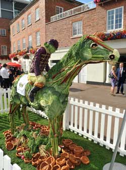 edible veg horse