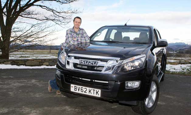 Dilwyn Owen picks up his brand-new Isuzu D-Max Yukon