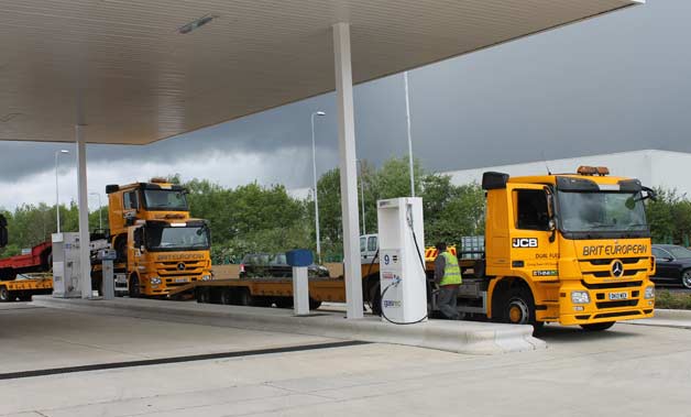 Green Gas trucks