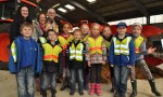 school pupils learn farming