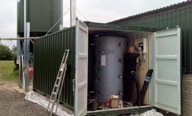 130kw biomass system installation