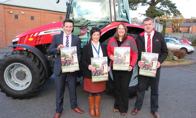 YFCU are delighted to announce Massey Ferguson as their new platinum sponsor. One of the events that they will be sponsoring is the 2017 Agri Conference which will be held on Saturday 21st January in Glenavon Hotel, Cookstown. Pictured (L-R) are: Sean McAvoy, Massey Ferguson; Roberta Simmons, President YFCU; Lindsay Haddon, Massey Ferguson and Robert McConaghy, Chairman YFCU agriculture and rural affairs committee